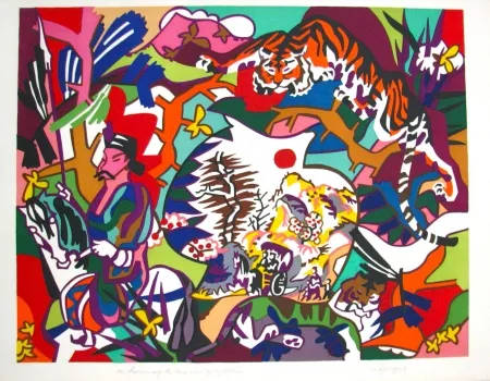 リトグラフ Lapicque - Untitled