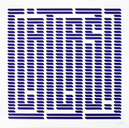 リトグラフ L'atlas - Persiennes