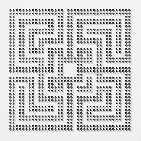 リトグラフ L'atlas - Square series #1