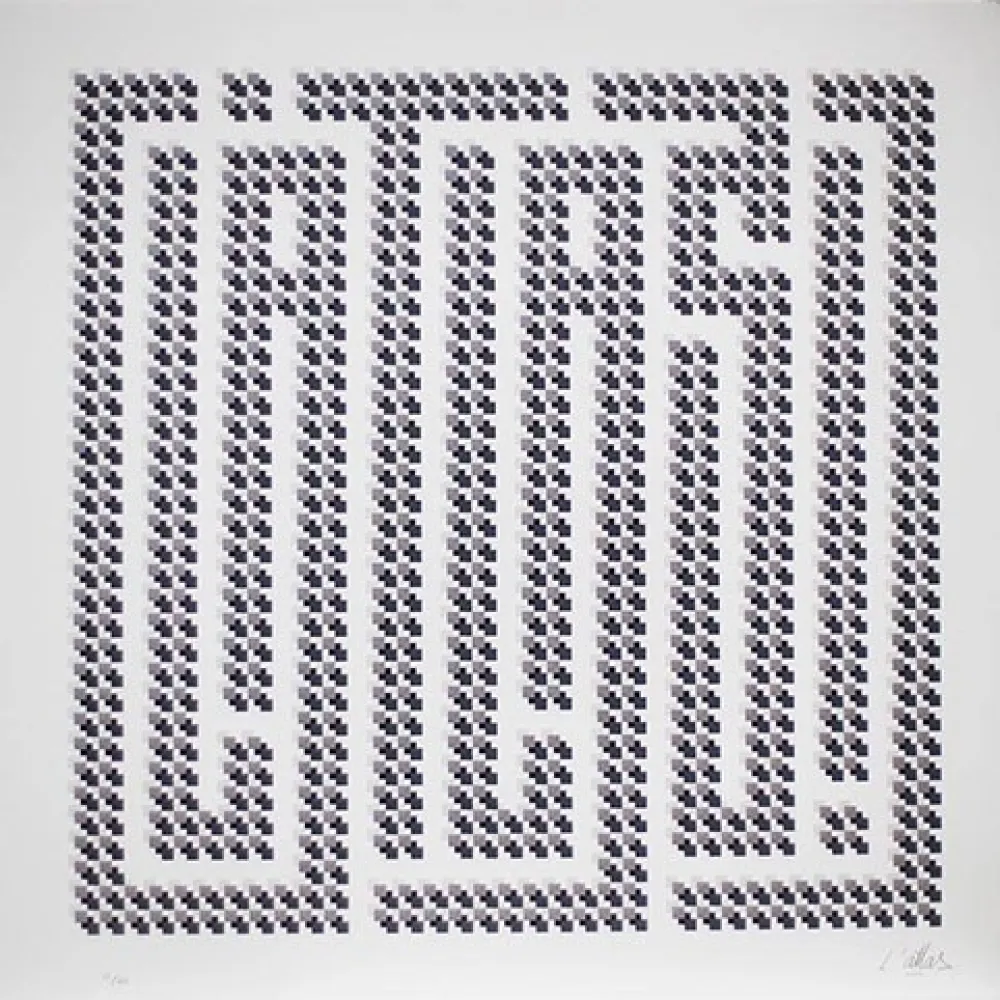 リトグラフ L'atlas - Squares series #2