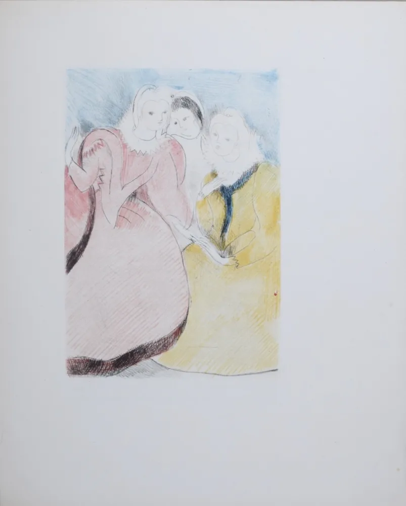 彫版 Laurencin - Les trois jeunes filles