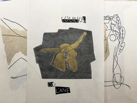 挿絵入り本 Laurens - LOUKIOS OU L'ÂNE. Gravures de Henri Laurens, 1 des 40 avec suite (1947).