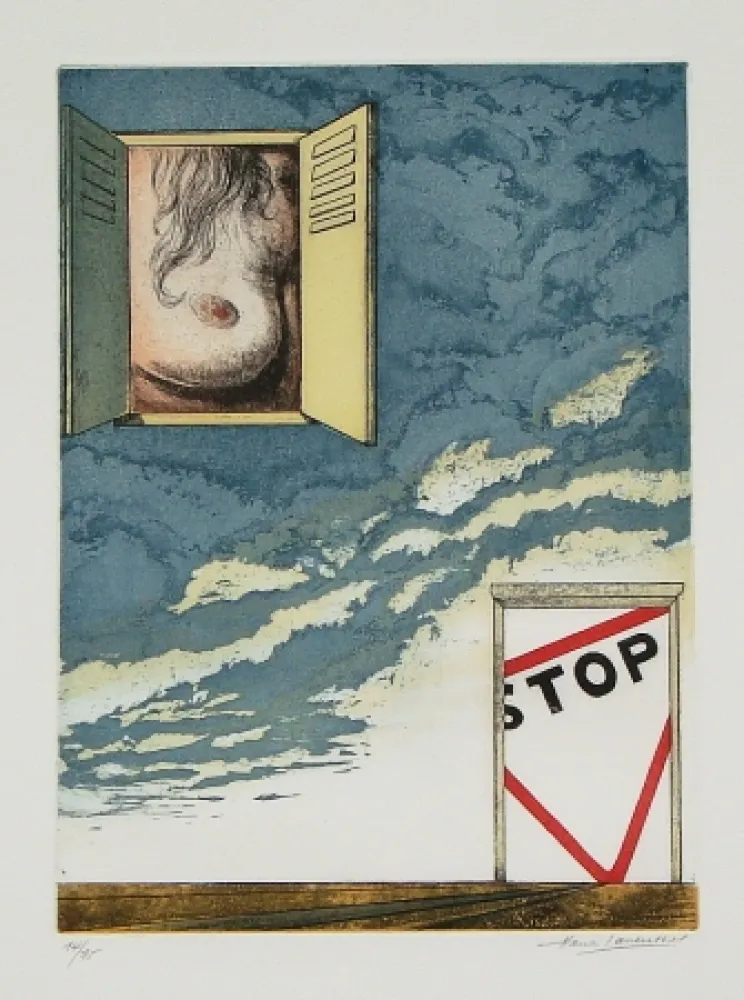 エッチングと　アクチアント Laventhol - Le miroir aux alouettes