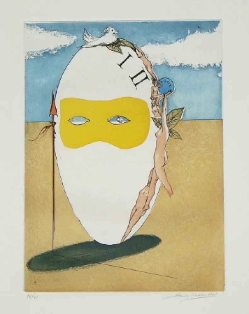 エッチングと　アクチアント Laventhol - Le miroir aux alouettes