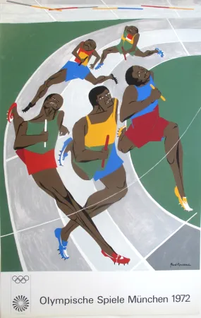 シルクスクリーン Lawrence - OL 1972 - original  screenprint