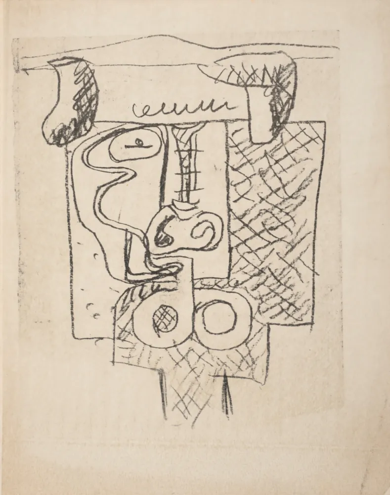 技術的なありません Le Corbusier - Taureau, C. 1960 - Unique proof!