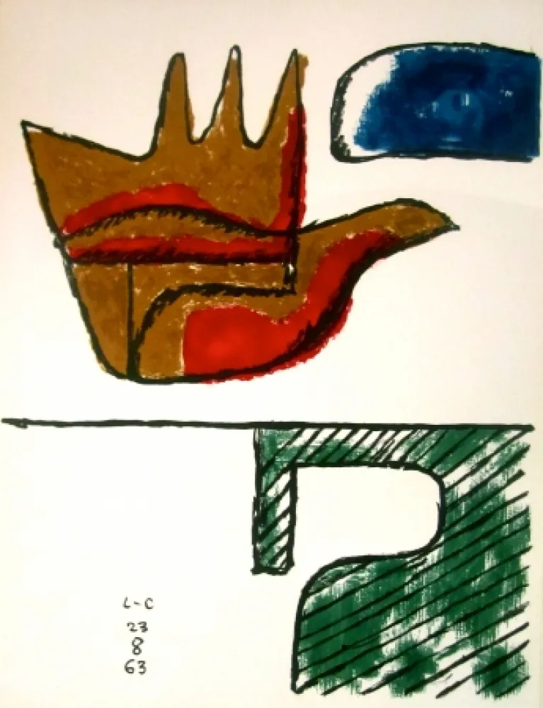 リトグラフ Le Corbusier - The Open Hand