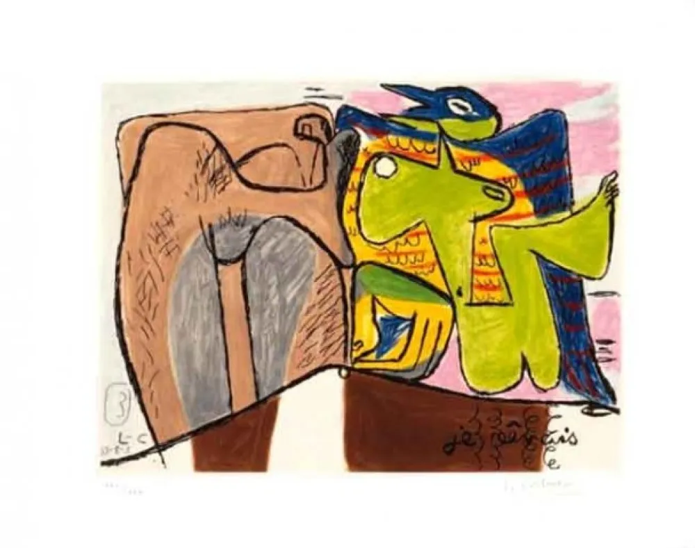 エッチング Le Corbusier - Unité