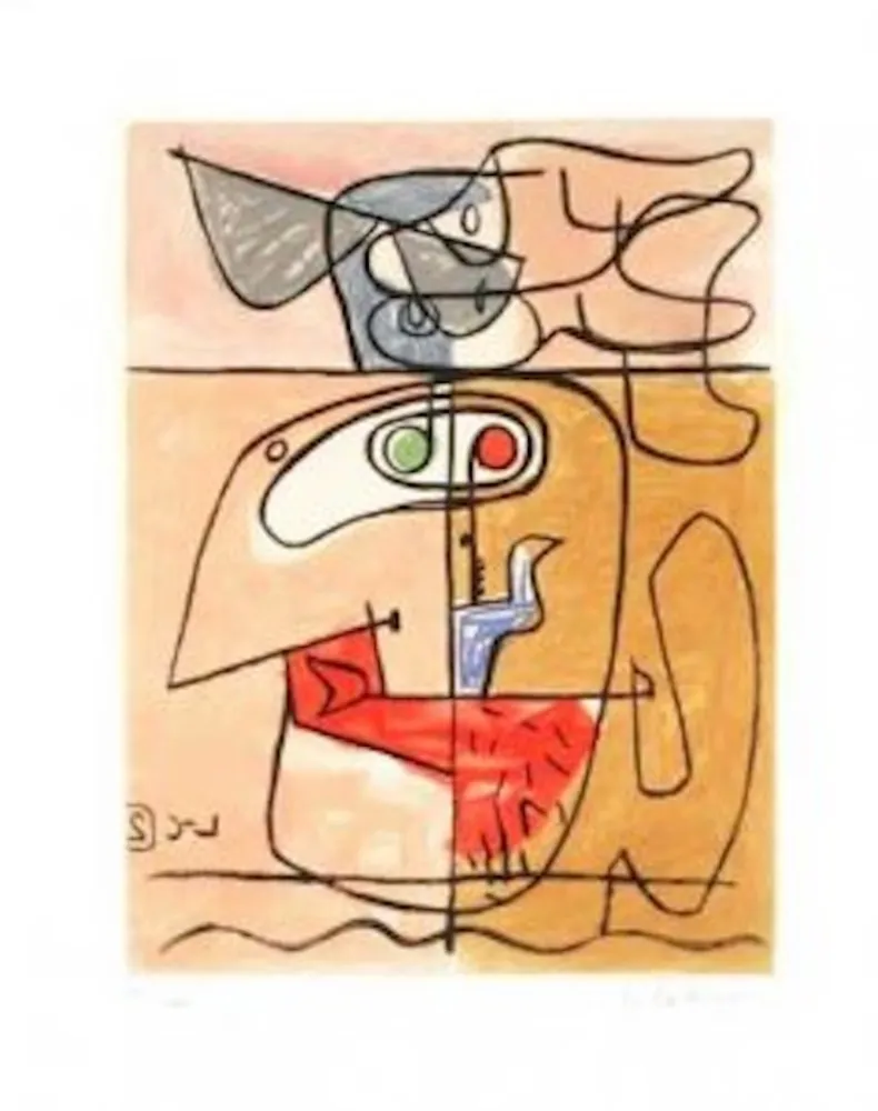 エッチング Le Corbusier - Unité