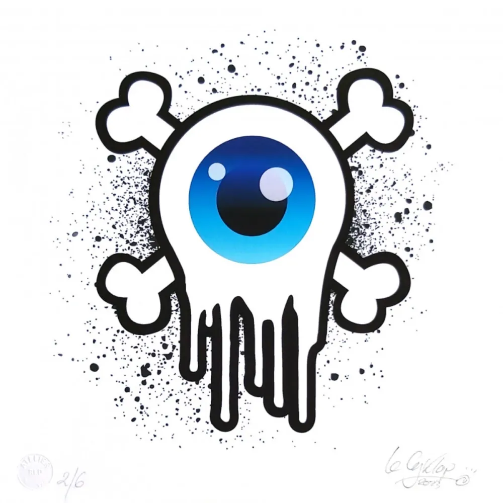 デジタル版画 Le Cyklop - Poison bleu