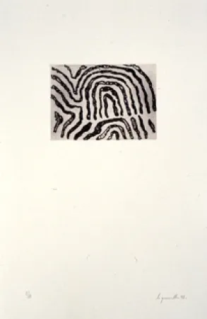 エッチング Le Groumellec - Ecriture