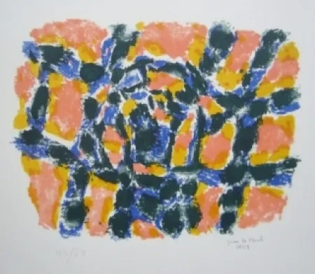 リトグラフ Le Moal - Composition