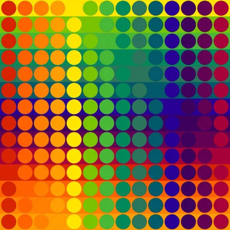 リトグラフ Le Parc - Color Secuencia 6