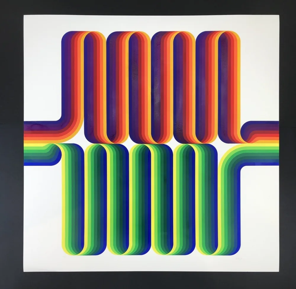 シルクスクリーン Le Parc - LA LONGUE MARCHE