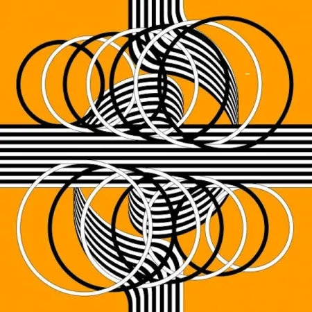 リトグラフ Le Parc - Larga marcha, 4 bifurcaciones 1