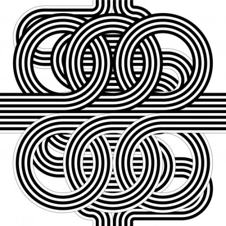 リトグラフ Le Parc - Larga marcha, 4 bifurcaciones, 11