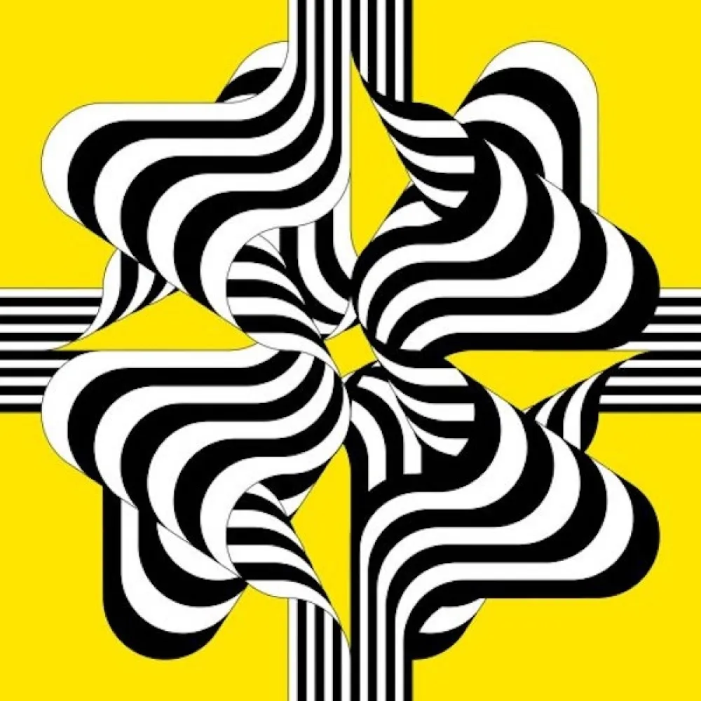 リトグラフ Le Parc - Larga marcha, 4 bifurcaciones 