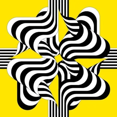 リトグラフ Le Parc - Larga marcha, 4 bifurcaciones 