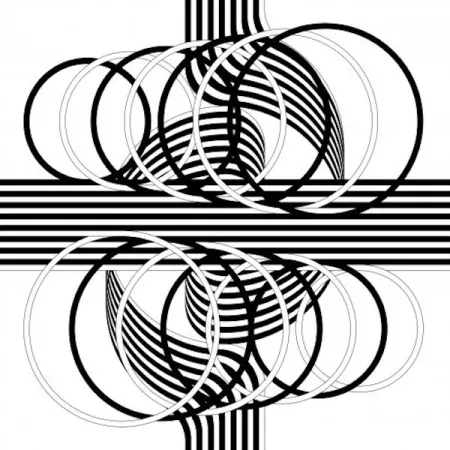 リトグラフ Le Parc - Larga marcha, 4 bifurcaciones 