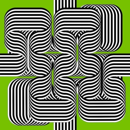 リトグラフ Le Parc - Larga marcha, 4 bifurcaciones, 2