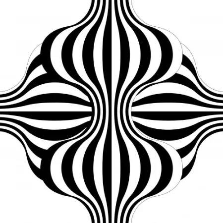 リトグラフ Le Parc - Larga marcha, 4 bifurcaciones, 3