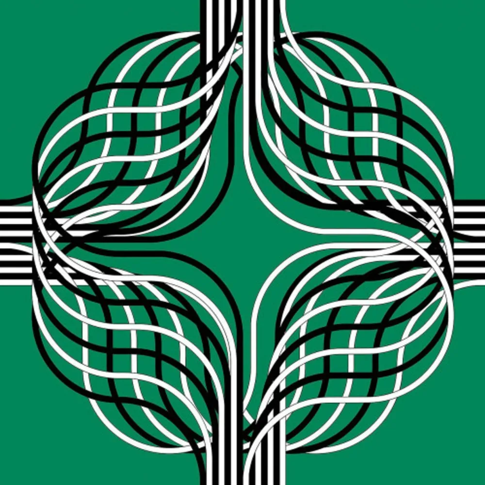 リトグラフ Le Parc - Larga marcha, 4 bifurcaciones, 4