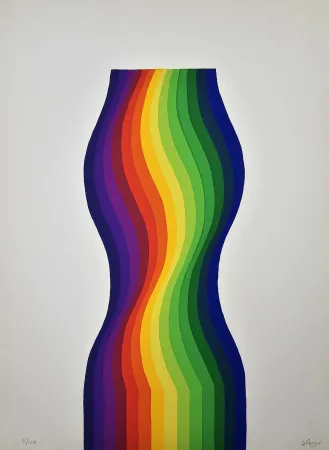 リトグラフ Le Parc - Movimiento Cinético En Varios Colores