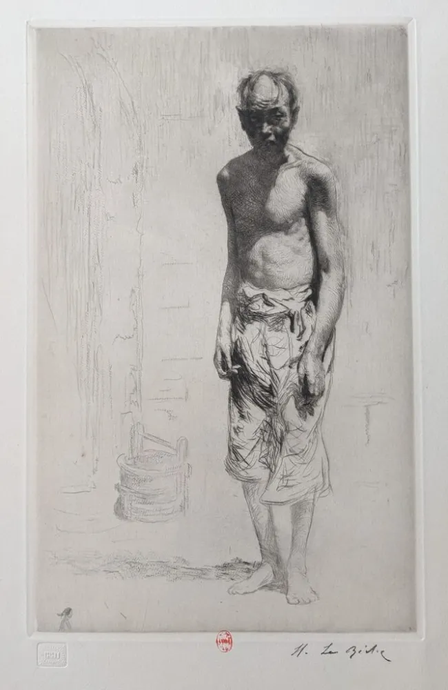 彫版 Le Riche - Mendiant Chinois