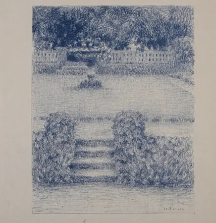 リトグラフ Le Sidaner - Le Perron