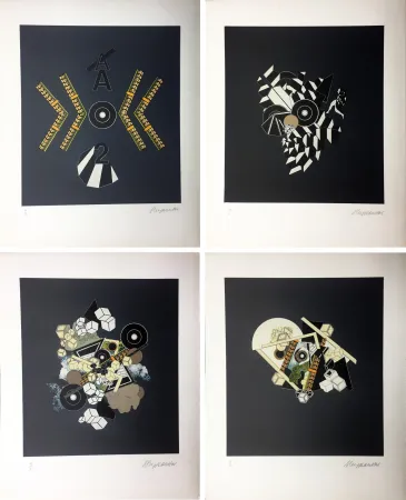 リトグラフ Le Yaouanc - ALBUM 1101 : 10 LITHOGRAPHIES ORIGINALES SIGNÉES (1970).