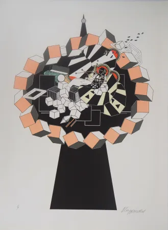 リトグラフ Le Yaouanc - Korkozégone