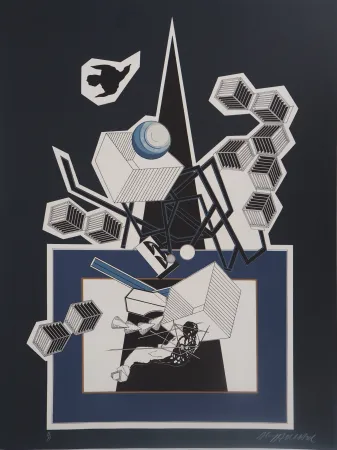 リトグラフ Le Yaouanc - La neuvième maison