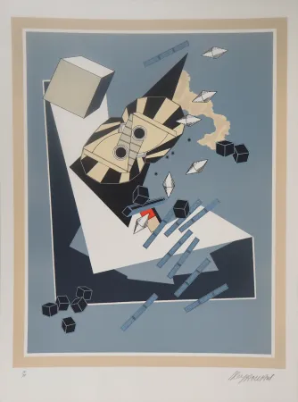 リトグラフ Le Yaouanc - Les ouvertures n'ont pas de domicile fixe