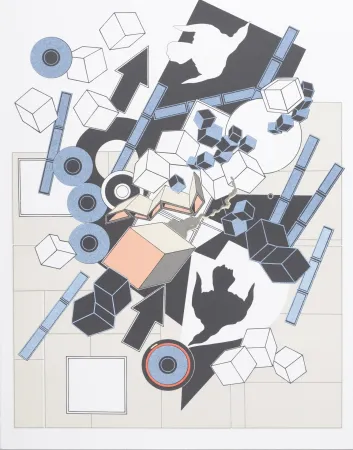 リトグラフ Le Yaouanc - L'œuvre des Hommes : l'Air