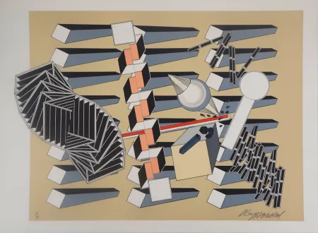 リトグラフ Le Yaouanc - L'univers infini