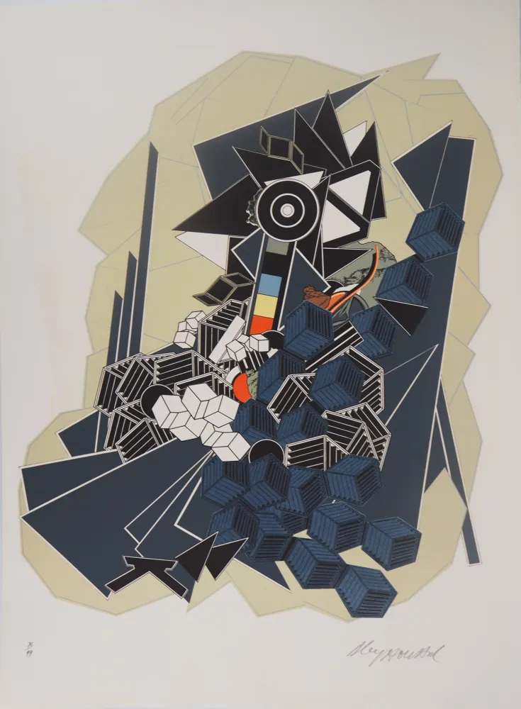 リトグラフ Le Yaouanc - Monutens