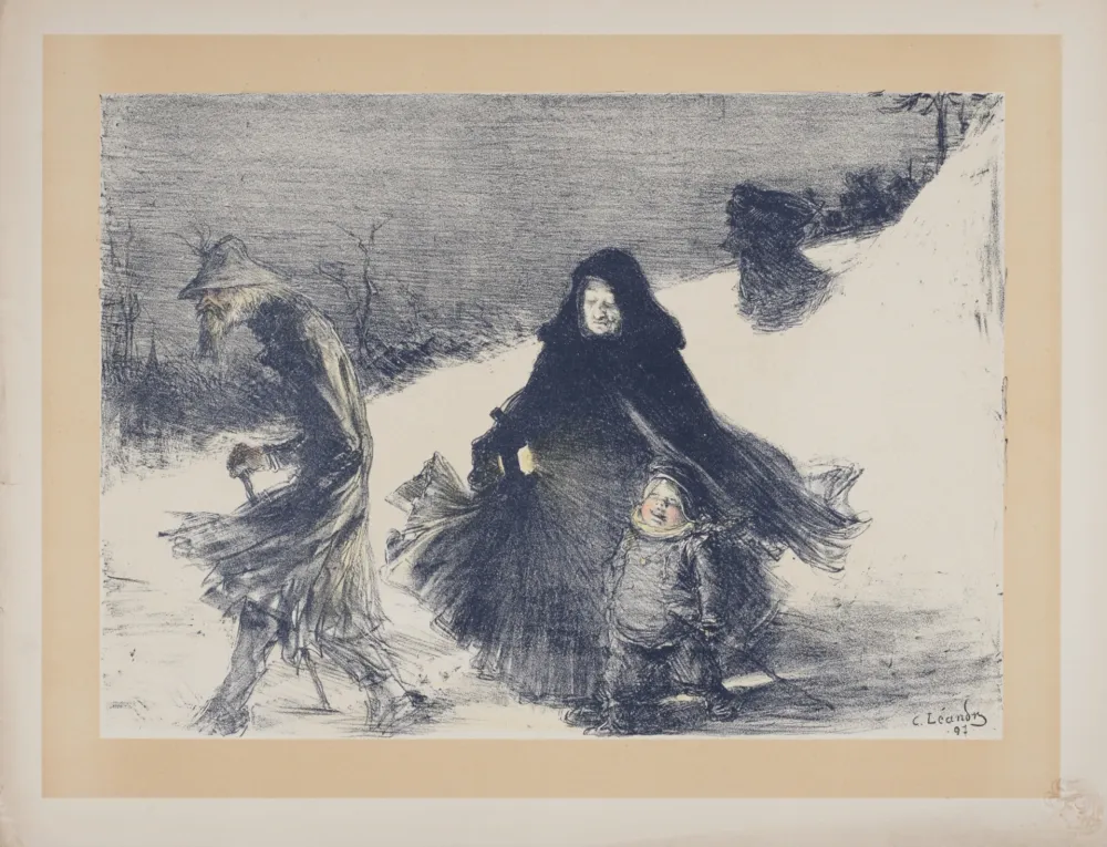 リトグラフ Léandre - Noël, 1897