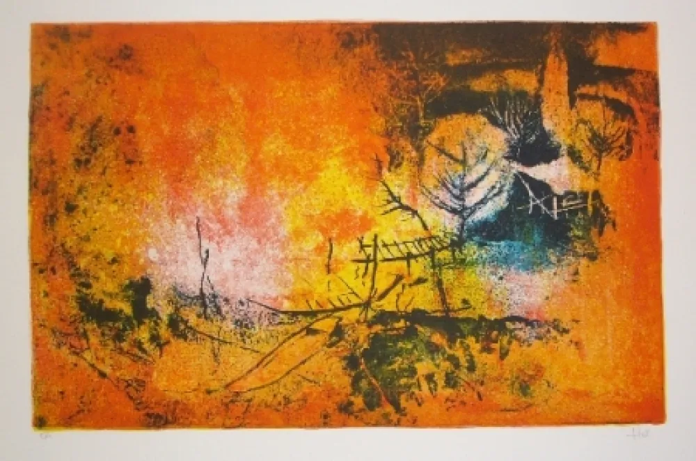 リトグラフ Lebadang - Embarcadere