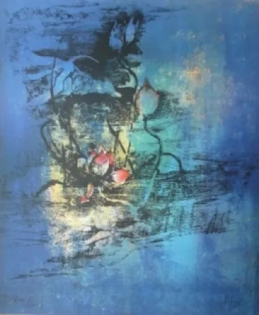 リトグラフ Lebadang - Nenuphars 