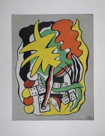 技術的なありません Léger (After) - Composition aux dominos, circa 1950.
