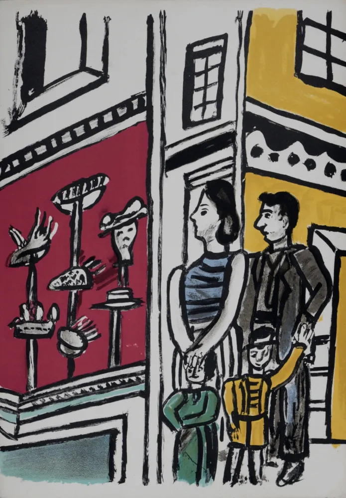 リトグラフ Léger (After) - La Chapellerie, 1960