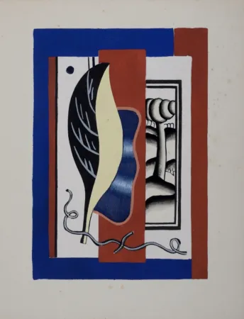 ステンシル Léger (After) - La Feuille jaune