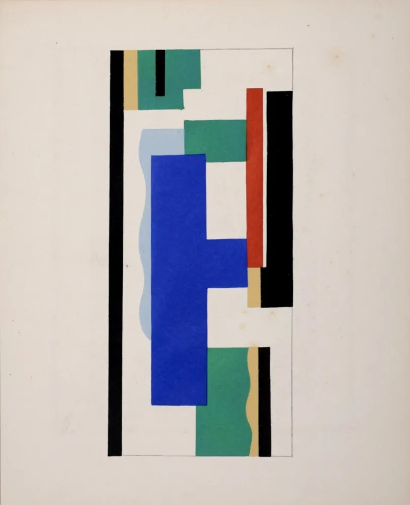 ステンシル Léger (After) - Peinture murale