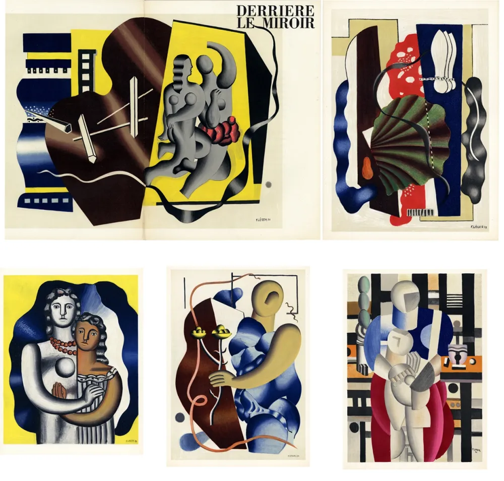 挿絵入り本 Leger - DERRIÈRE LE MIROIR N° 79-80-81. FERNAND LÉGER. Octobre 1955