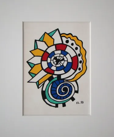 リトグラフ Leger - Escargot, 1953