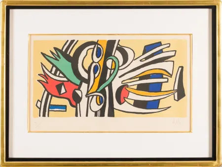 リトグラフ Leger - Fernand Léger (1881–1955) - Composition murale - Lithograph on paper - 1951