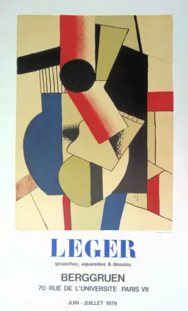 挿絵入り本 Leger - Guitare cubiste