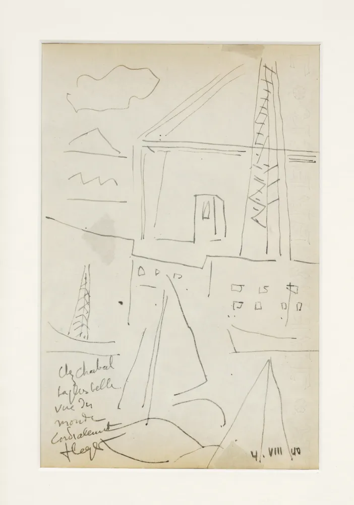 技術的なありません Leger - Le pont transbordeur de Marseille, 1940. 