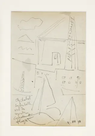 技術的なありません Leger - Le pont transbordeur de Marseille, 1940. 