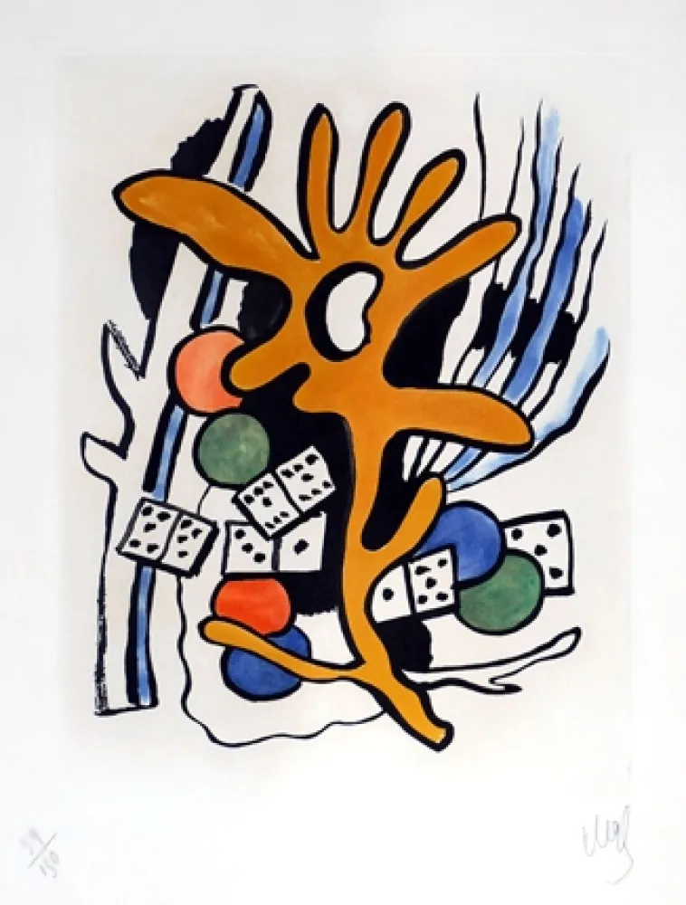 エッチングと　アクチアント Leger - Les Dominos